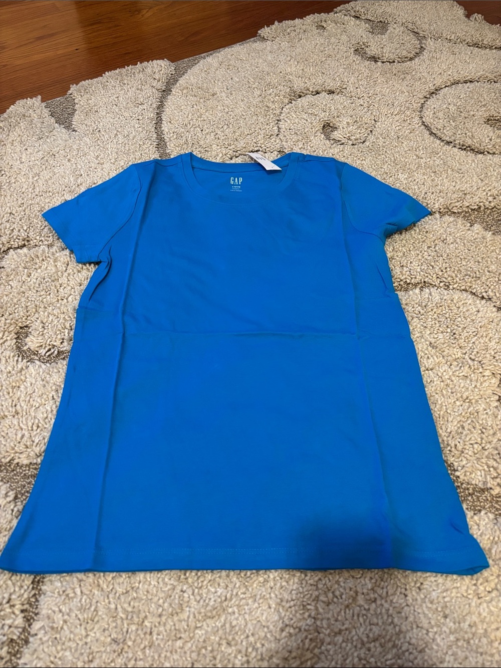 GAP Bright Blue Short Sleeve Crew Tee